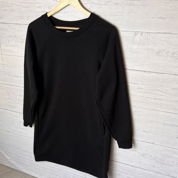 Pact Dress Womens Size Small Black Courtside Sweatshirt Organic Cotton Pockets - Picture 4 of 16